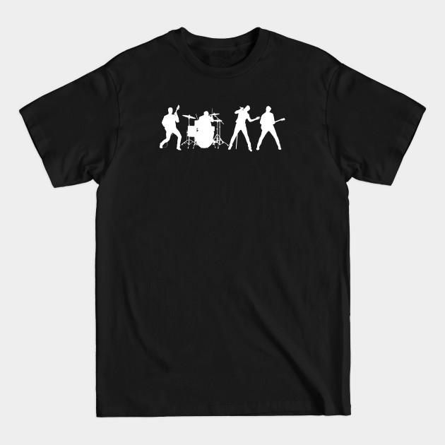 Discover Rock Band Silhouette - Rock Bands - T-Shirt