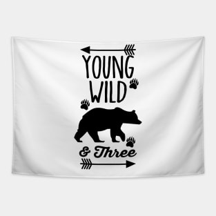 Young Wild And Three Tapestry