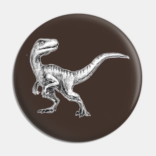 Velociraptor Pin