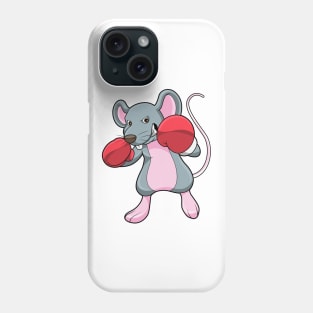 Rat at Boxing with Boxing gloves Phone Case