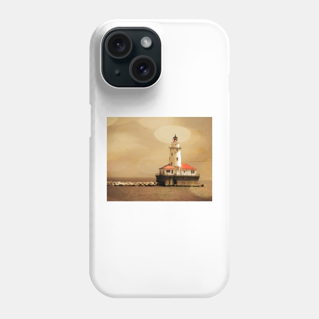 Chicago Breakwater Light Phone Case by tgass