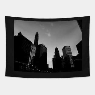 chicago skyline Tapestry