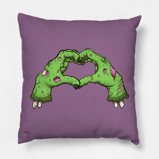 Valentine Zombie Hands Pillow