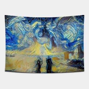 Stardust Crusaders Kakyoin Avdol Iggy Starry Night Tapestry