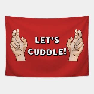 “Let’s Cuddle” Tapestry