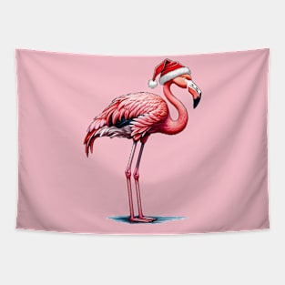 Flamingo Xmas Tapestry