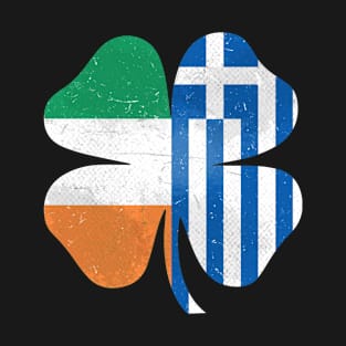 Greek Irish Shamrock Greece Ireland St. Patrick's Day T-Shirt