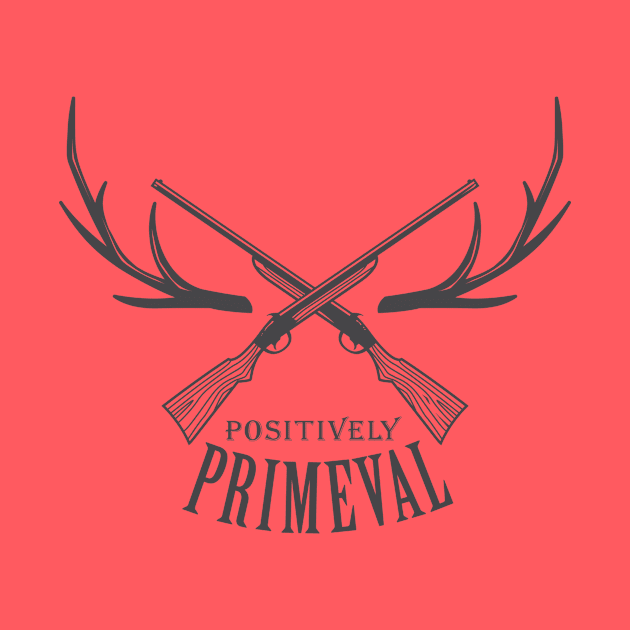 Positively Primeval - full-size for light-colored shirts by 5571 designs