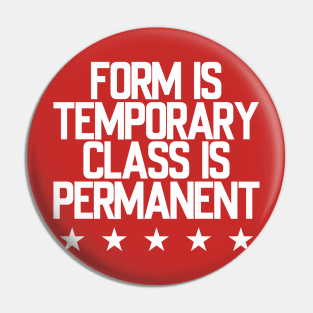 class is permanent Pin