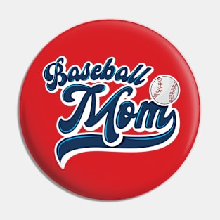 Baseball Mom Pin