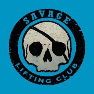 Savage Lifting Club Skull Badge T-Shirt