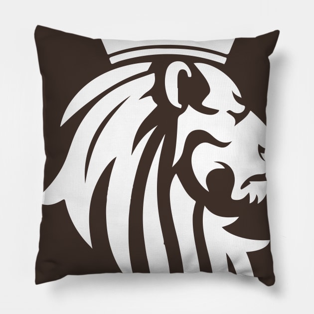 lion Pillow by Madhav