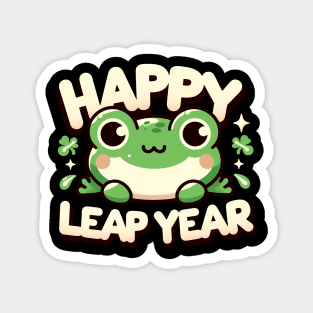 Happy Leap Year - Frog Magnet