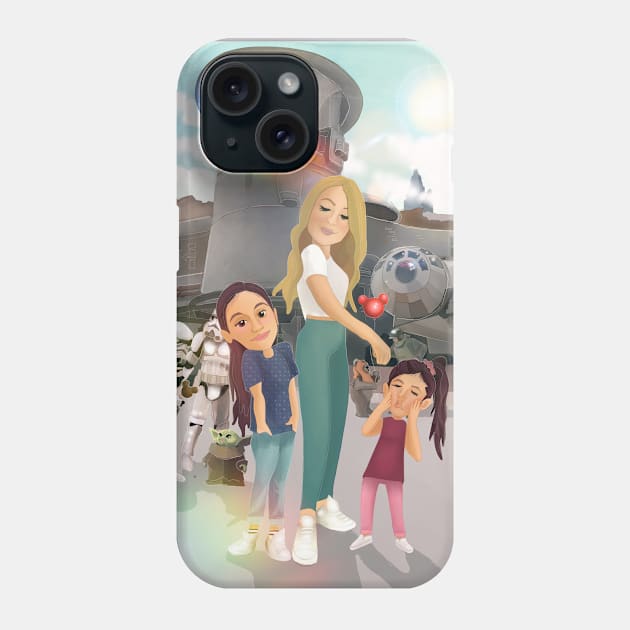 Auntie Karla and her nieces Phone Case by dontknowmegnome18