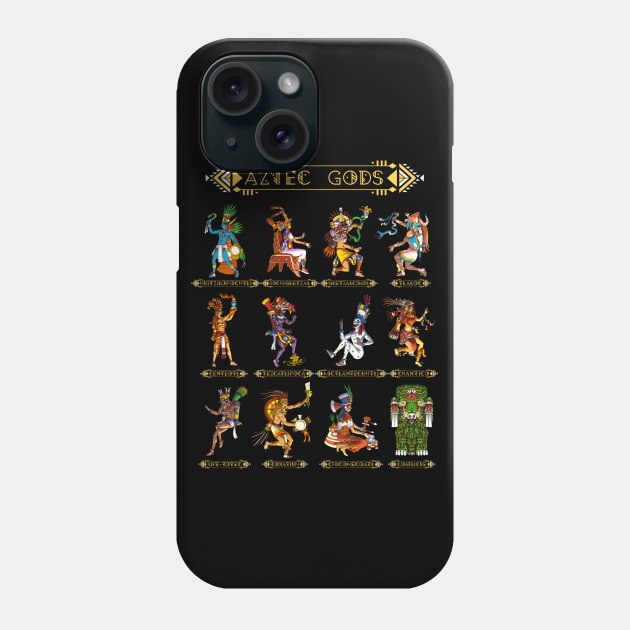 Aztec Gods Phone Case by underheaven