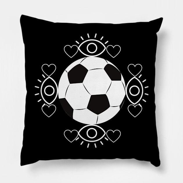 soccer Pillow by KeyT