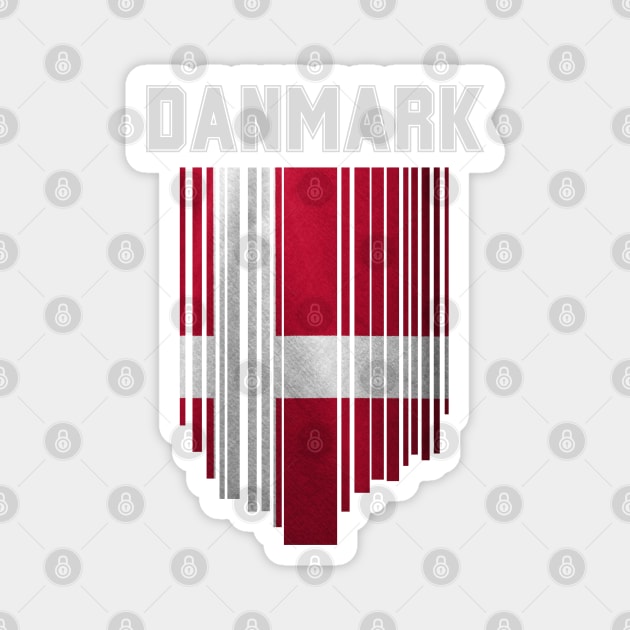 Denmark flag, danish flag Magnet by eka123