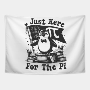 Just Here For The Pi Happy Pi Day Math Teacher boys girls Tapestry