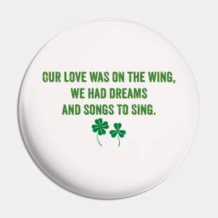 Fields Of Athenry Song Lyric Pin