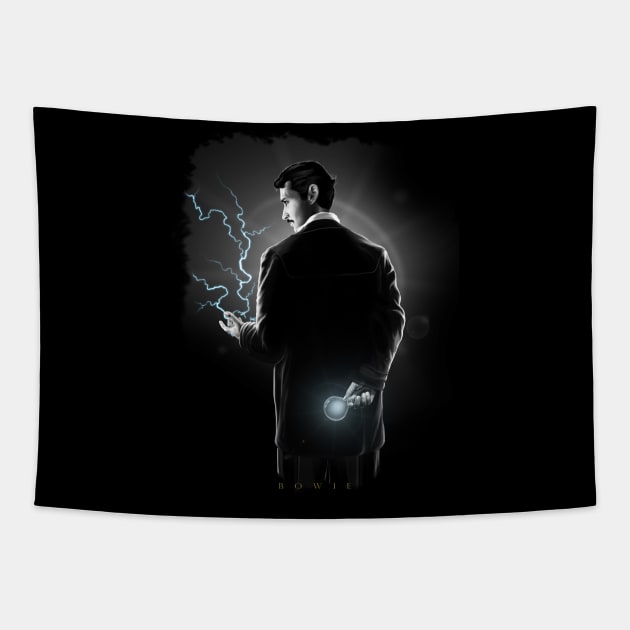 Tesla- Man of Magic Tapestry by STARRJAM1969