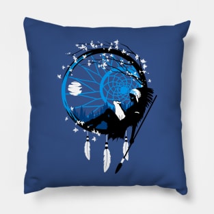 Dream Catcher feathers indian Pillow