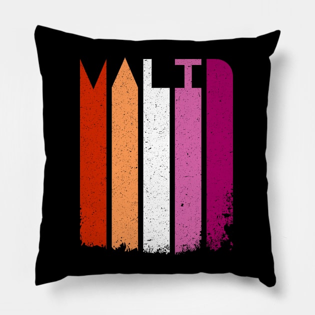 Valid Lesbian Pride Pillow by stuffbyjlim