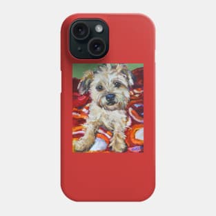 Bernie the CAIRN TERRIER by Robert Phelps Phone Case