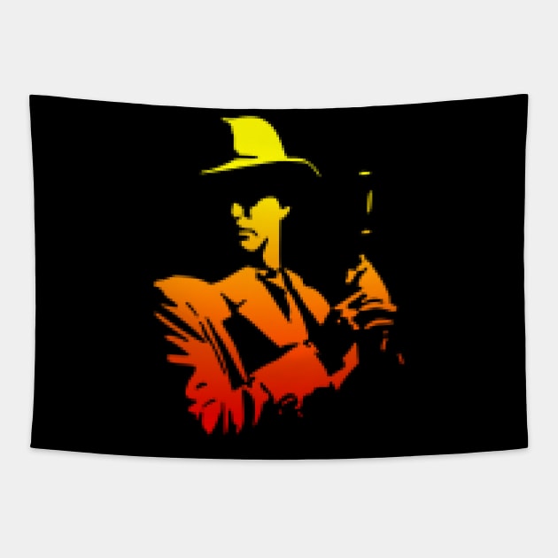 Tex Murphy Pixel Art Tapestry by Retro8Bit Fashion Store