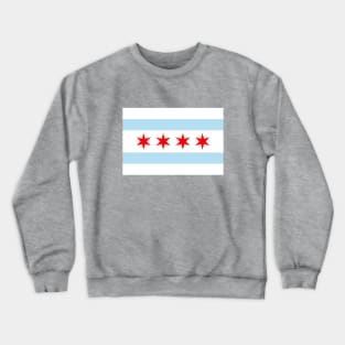 Chicago Flag Crew Neck Sweatshirt - dark grey - Great Chicago Gifts