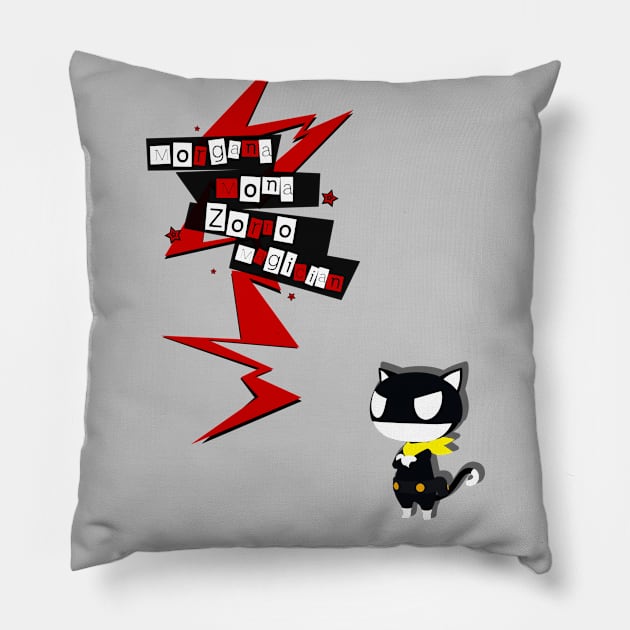 P5 Mona Pillow by Kaztiel