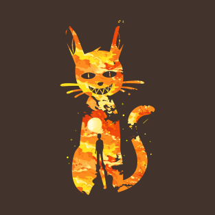 cat on fire T-Shirt