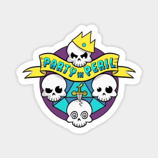 Party in Peril Season 1 Design Magnet