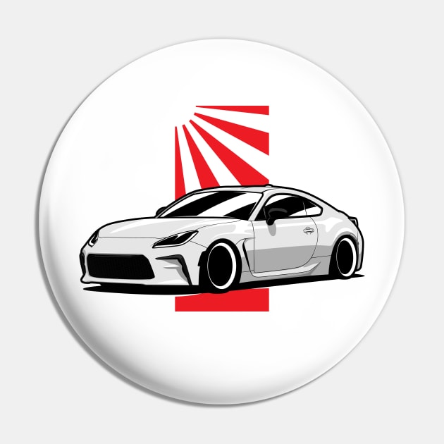 White GR86 JDM Coupe Pin by KaroCars