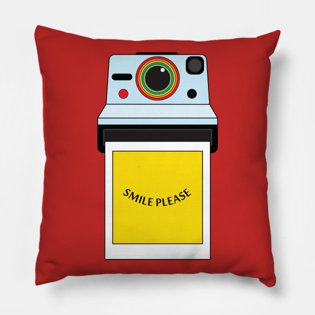 Smile please Pillow by grafart