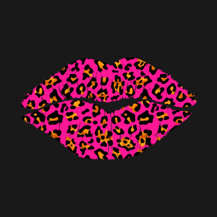 Pink Leopard Lips T-Shirt