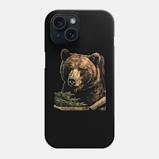 Grizzly Bear Fabulous Fur Phone Case