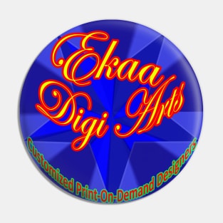 LOGO of Ekaa Digi Arts estore Pin