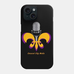 Crescent City Media Logo Gold Phone Case