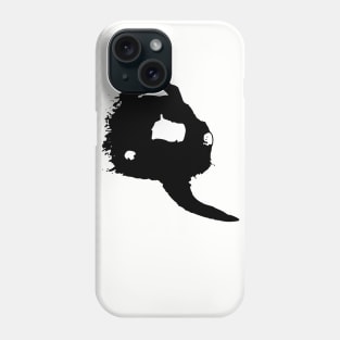 Ink-blot Black Cat Phone Case