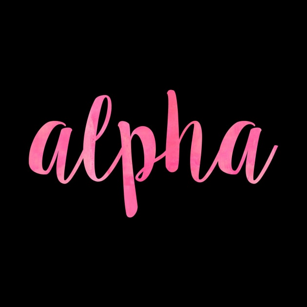 Pink Alpha by lolosenese