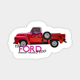 1955 Ford F100 Pickup Truck Magnet