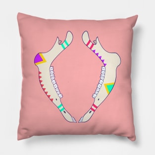 Pastel Deer Jaws Pillow