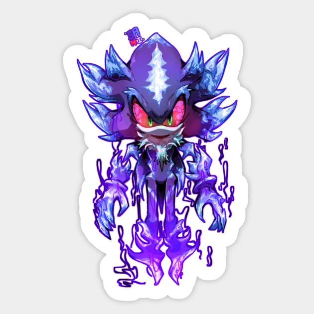 Mephiles The Dark Sonic 06 Sticker - Mephiles The Dark Sonic 06