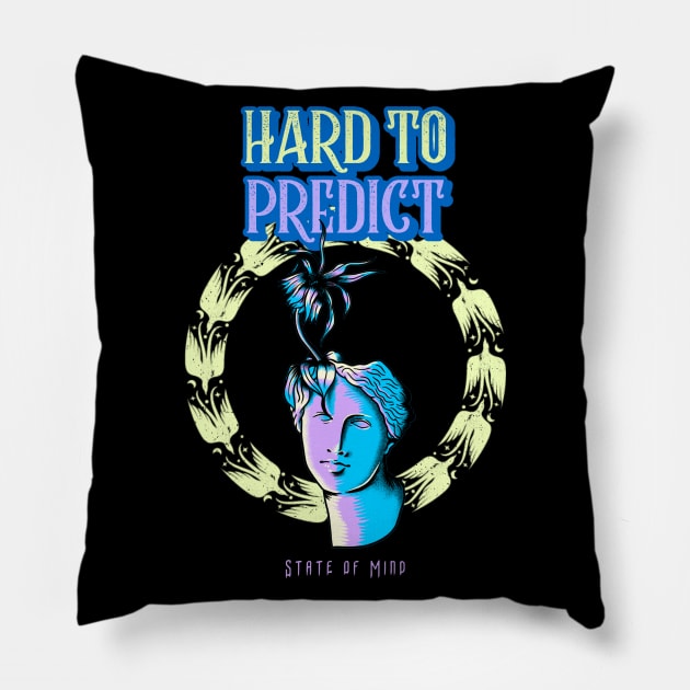 Hard To Predict Pillow by JonesCreations