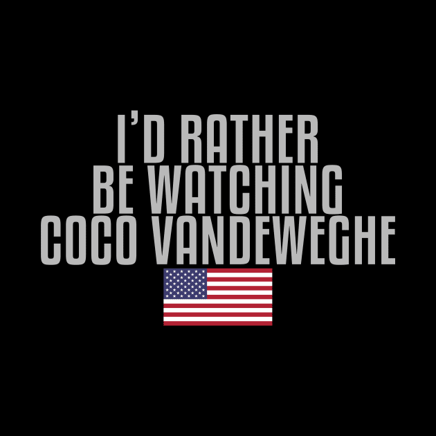 I'd rather be watching Coco Vandeweghe by mapreduce