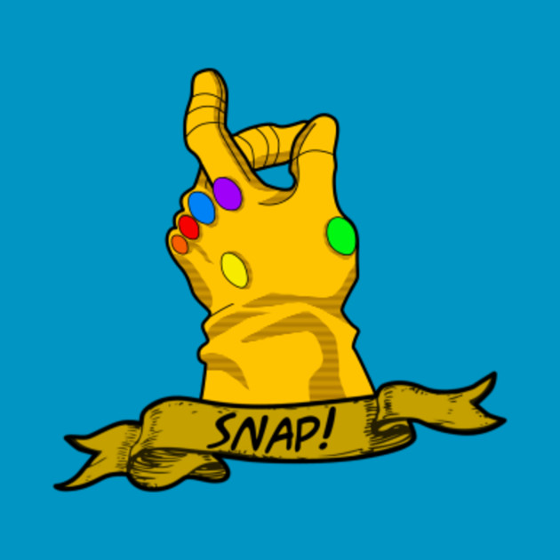 Thanos Infinity Gauntlet Snap Tattoo - Avengers - Pillow 