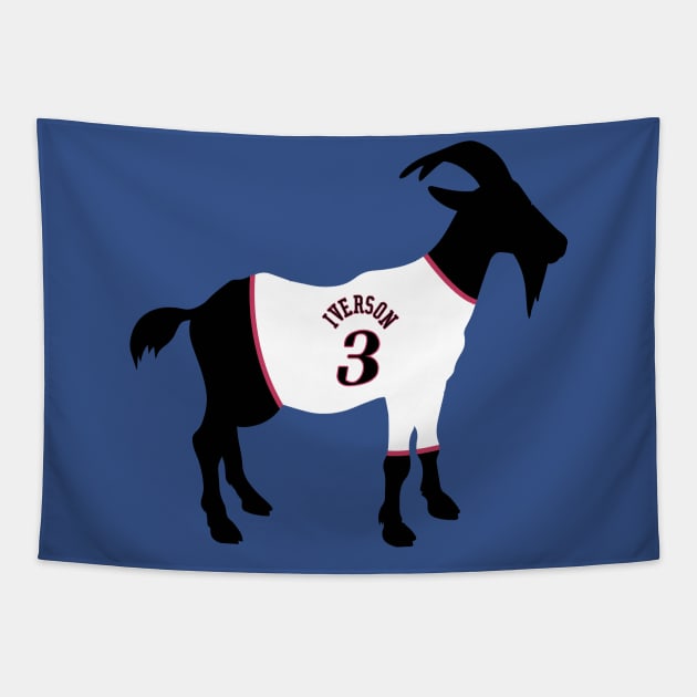 Allen Iverson Goat Tapestry by slawisa