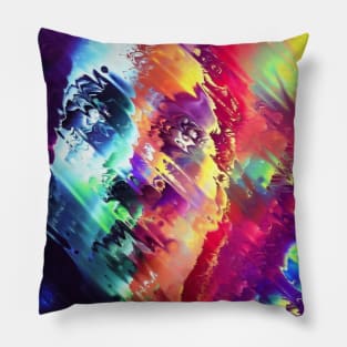 Glitch vision Pillow