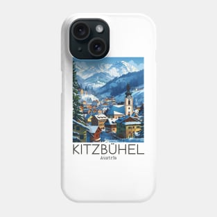 A Vintage Travel Illustration of Kitzbühel - Austria Phone Case