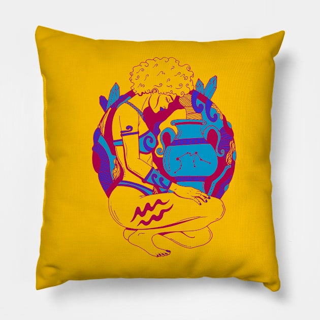 Triad Aquarius Beauty Pillow by kenallouis